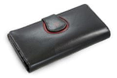 Arwel Černá dámská kožená rámová peněženka Lilah