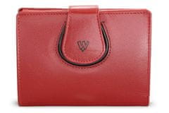 Arwel Červená dámská kožená peněženka Amanda