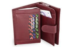 Arwel Vínová dámská kožená peněženka Kendall