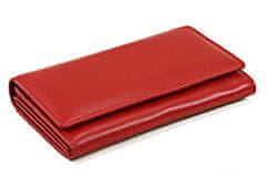 Arwel Červená dámská psaníčková kožená peněženka Esmel
