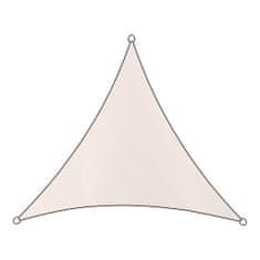 Stínící plachta LIVIGNO trojúhelníková béžová 3,6 x 3,6m