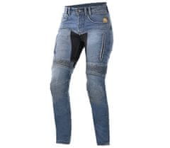 TRILOBITE Dámské kevlarové džíny na moto 661 Parado slim fit long blue level 2 vel. 28