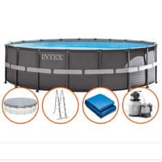 INTEX ULTRA FRAME POOL SET Bazén 610 x 122 cm s pískovou filtrací, 26334NP