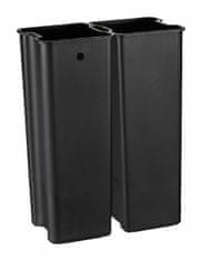 Wesco Odpadkový koš LOFT MASTER DOUBLE objem 2x20 litru černý mat WESCO