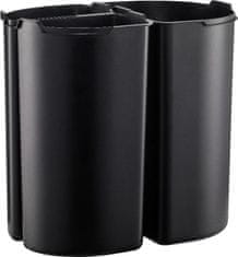 Wesco Odpadkový koš Multi Collector 2 x 12 l + 1 x 25 l, černá matná