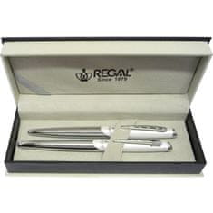 Regal Kuličkové pero + roller Regal Themis bílá - 25407RB