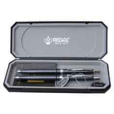 Regal Kuličkové pero + mikrotužka Regal Reef šedá - 543406MB