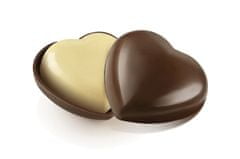 Silikomart Plastová forma na čokoládu skrytá láska 14x28cm 