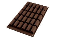Silikomart Silikonová forma na čokoládu Mini Buche 30x14ml 