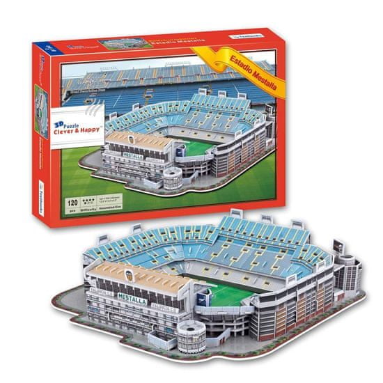 HABARRI Fotbalový stadion 3D puzzle Valencia FC - "Mestalla", 120 prvků