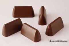 Silikomart Silikonová forma na čokoládu Střecha 24x14g 