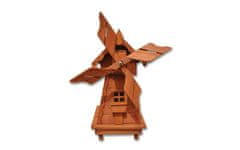 Artspect Větrný mlýn z masivního smrkového dřeva v.83cm - týk