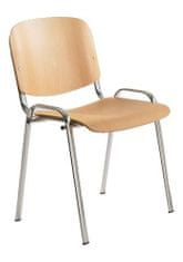 Artspect Konferenční židle 1120 L RAL - Stříbrně lakovaný rám