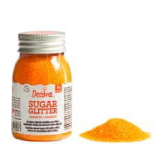 Decora Dekorační cukr 100g oranžový jemný 