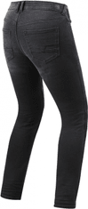REV´IT! kalhoty jeans VICTORIA SF dámské medium černo-šedé 30