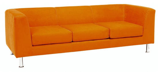 Artspect Trojmístné sofa Notre Dame 103 - Oranžová