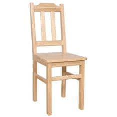 Artspect Dřevěná židle KT103 - 37x39x90cm - Borovice