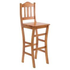 Artspect Barová židle 42x49x121cm - Šedá