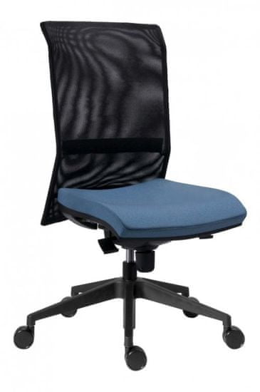 Artspect Kancelářská židle 1580 SYN GALA NET - Koženka modrá
