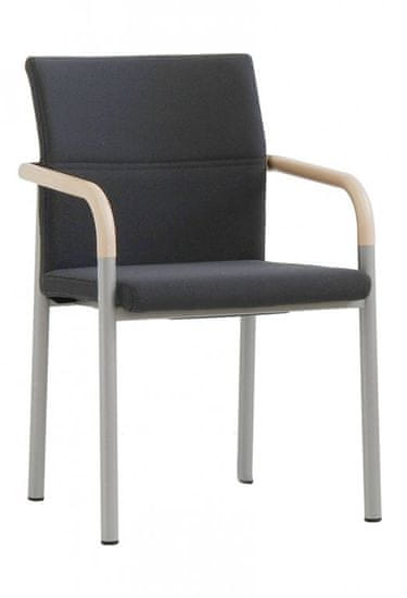 Artspect Konferenční židle Aluform_3 6431-113 - Černá