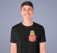Fenomeno Pánské tričko Mimoň Velikost: L, Barva trička: Černé