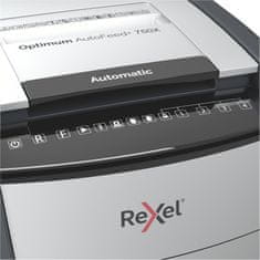 Skartovačka Rexel Optimum AutoFeed 750X s křížovým řezem