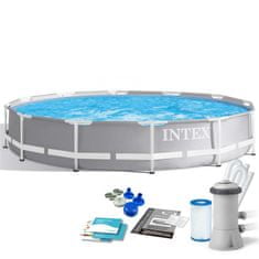 INTEX Bazén Prism Frame Pools 3.66 m x 0.76m 26712NP s filtrací