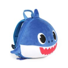 HABARRI Dětský modrý batoh pro malé děti - Baby shark 