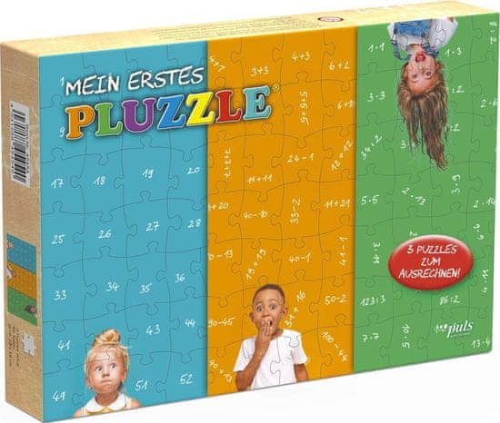 Puls Entertainment PLUZZLE Moje první matematické puzzle 3x56 dílků