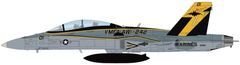 Hobby Master Boeing F/A-18D Hornet, USMC, VMFA(AW)-242 Bats, Yokota AB, Japonsko, 2020, 1/72