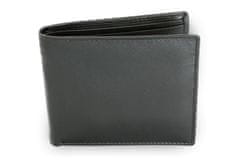 Arwel Černá pánská kožená peněženka Adodine