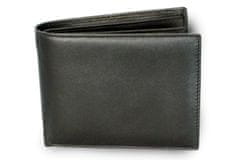 Arwel Černá pánská kožená peněženka Agapito