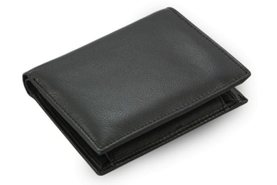 Arwel Černá pánská kožená peněženka Charlie