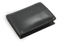 Arwel Černá pánská kožená peněženka Hudson