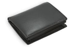 Arwel Černá pánská kožená peněženka Dominico