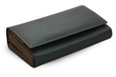 Arwel Černá kožená číšnická peněženka Kaeden