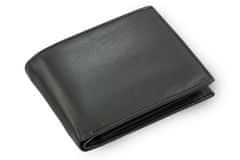 Arwel Černá pánská kožená peněženka Malachi