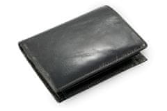 Arwel Černá pánská kožená peněženka a dokladovka Kaden