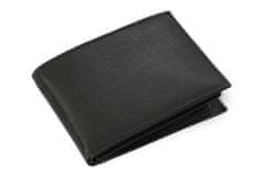 Arwel Černá pánská kožená mini peněženka Dalezya