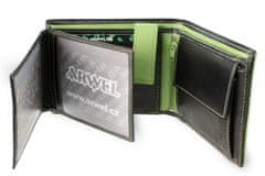 Arwel Černo zelená pánská kožená peněženka Marston