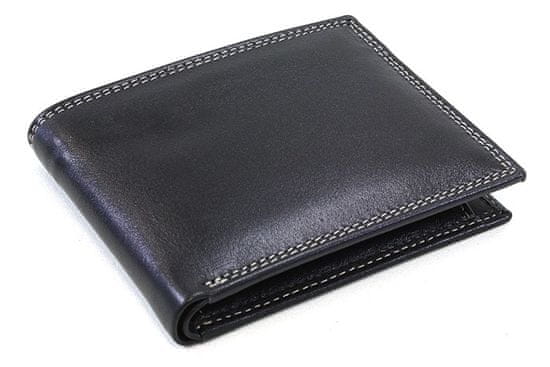 Arwel Černá kožená elegantní peněženka Gaynor