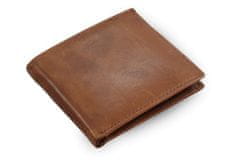 Arwel Tmavě hnědá pánská kožená peněženka Adodine