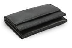 Arwel Černá kožená mini peněženka Athena