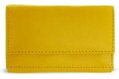 Arwel Žlutá kožená mini peněženka Athena