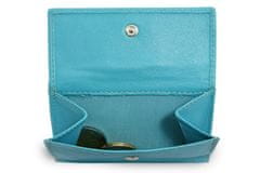 Arwel Tyrkysová kožená mini peněženka Athena