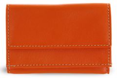 Arwel Oranžová kožená mini peněženka Athena