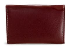 Arwel Vínová kožená mini peněženka Athena