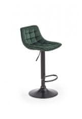 ATAN Barová židle H95 - tmavě zelená