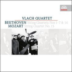 Vlachovo kvarteto: Beethoven &amp; Mozart: Smyčcové kvartety - 4 CD