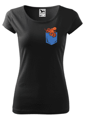 Fenomeno Dámské tričko Chobotnice Velikost: 2XL, Barva trička: Černé